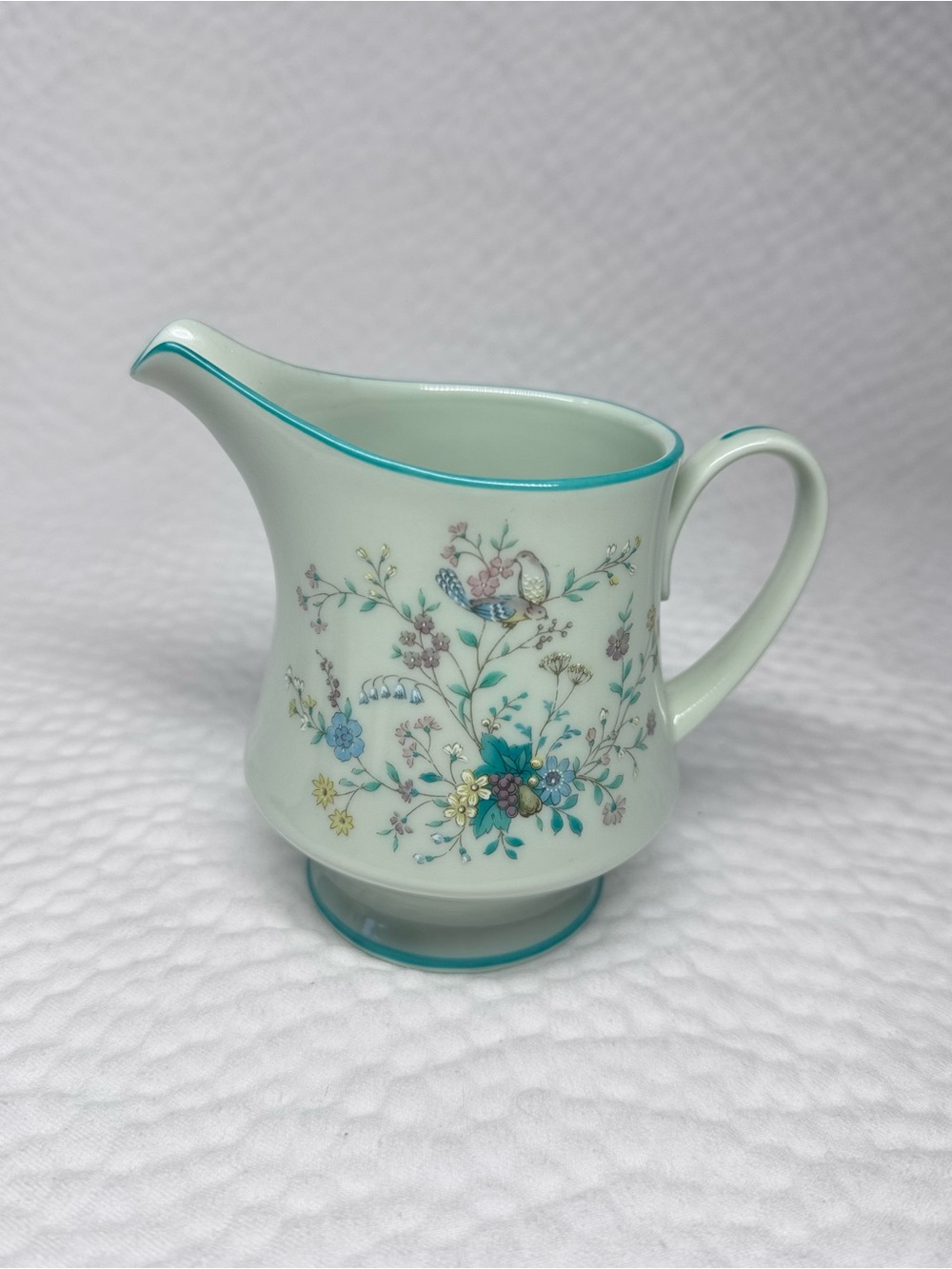 Vintage Noritake Paradise Green 8223 Tea Set Cups Sugar Creamer Japan - Picture 11 of 13